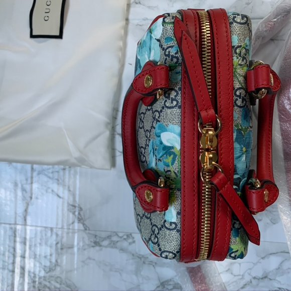 Gucci Blooms mini supreme canvas Boston bag - Picture 8 of 10